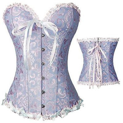 Women Steampunk Renaissance Corset Lace Up boned Bustier Waist Cincher Corsets Waist Cincher Plus Size