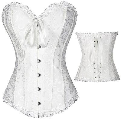 Women Steampunk Renaissance Corset Lace Up boned Bustier Waist Cincher Corsets Waist Cincher Plus Size