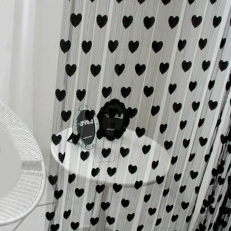 Heart String Curtain Window Door Balcony Home Decoration Children Decorative Curtain for Living Room Bedroom Kitchen