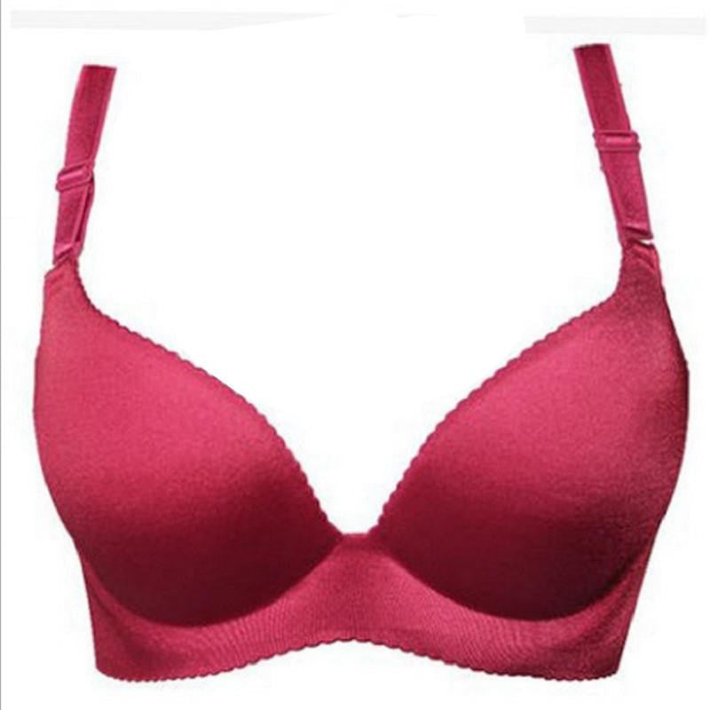 Seamless One-Piece Printing Bra Plus Size Underwear Set Push Up Women Bra Sets BS187