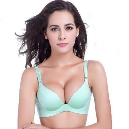 Seamless One-Piece Printing Bra Plus Size Underwear Set Push Up Women Bra Sets BS187