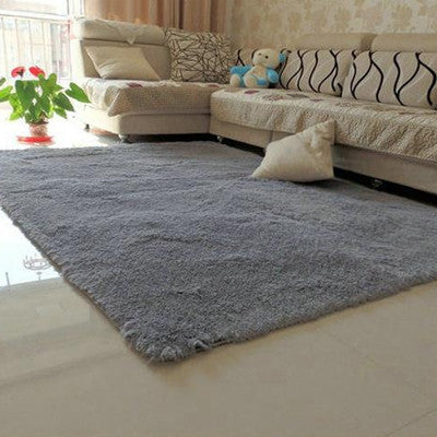Online discount shop Australia - 1PCS 80x120cm Explosion Models Silky Carpet Mats Sofa Bedroom Living Room Anti-Slip Floor Carpets Bedroom Soft Mat Home Supplies