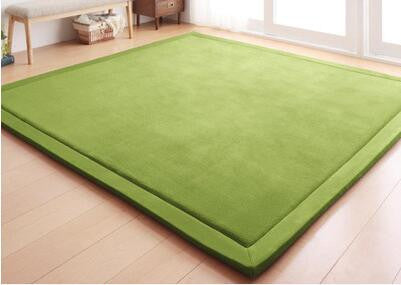 Online discount shop Australia - 2CM Thick Coral Fleece Mat Carpet 180*200*2CM Tatami Tea Table Manually Bedroom Carpet Rectangle Living Room Rug