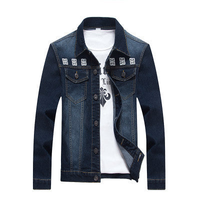 Online discount shop Australia - 10 colors men's outer wear Korean fashion casual denim jacket retro jacket hole Slim tide male clothes M-5XL