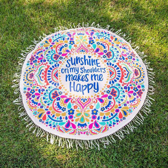 Online discount shop Australia - Colorful Beach Towels With Tassel Swimming Bath Towel Letter Print Picnic Serviette Beach Throw Tapestry