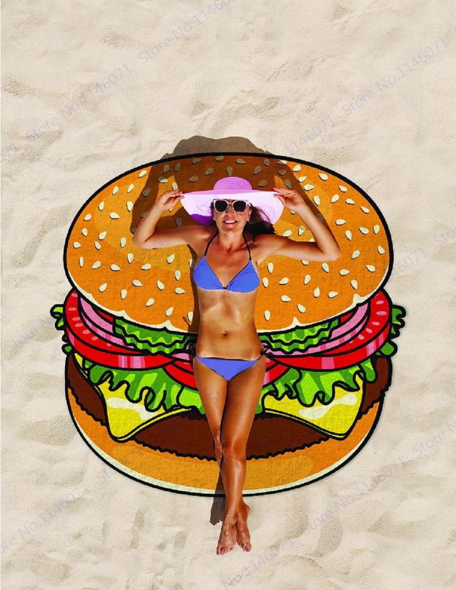 Online discount shop Australia - Colorful Beach Towels With Tassel Swimming Bath Towel Letter Print Picnic Serviette Beach Throw Tapestry