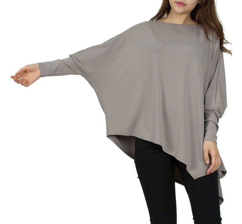 Oversize loose t-shirts for women tops irregular solid big size long female t-shirt women's clothing ladies shirt