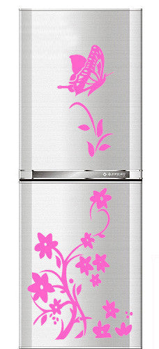 Online discount shop Australia - high quality creative refrigerator sticker butterfly pattern wall stickers home decor