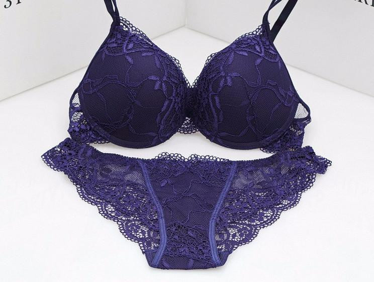 Online discount shop Australia - New Allura Red Brand Underwear Women Sexy Seamless lace Bra Sets Fashion Push Up Bra Support