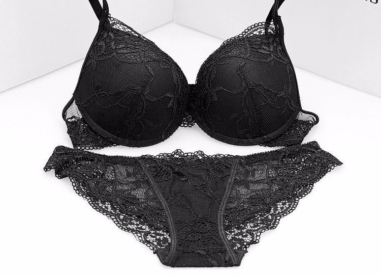 Online discount shop Australia - New Allura Red Brand Underwear Women Sexy Seamless lace Bra Sets Fashion Push Up Bra Support