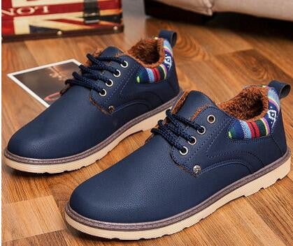 Online discount shop Australia - Hot Boots Men's Casual Shoes Boots Plus Velvet Warm Shoes To Help Low Suede Shoes