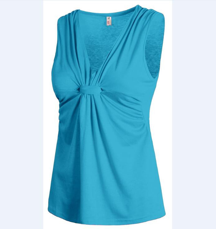 Fashion Vest Tops Women Sleeveless Casual t-shirts sexy V-neck Tops Slim Tank Tops