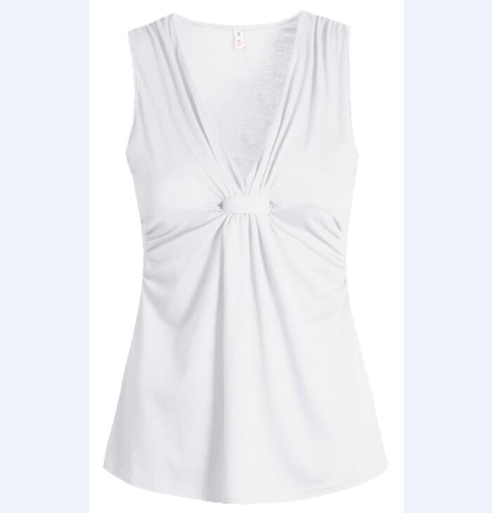 Fashion Vest Tops Women Sleeveless Casual t-shirts sexy V-neck Tops Slim Tank Tops