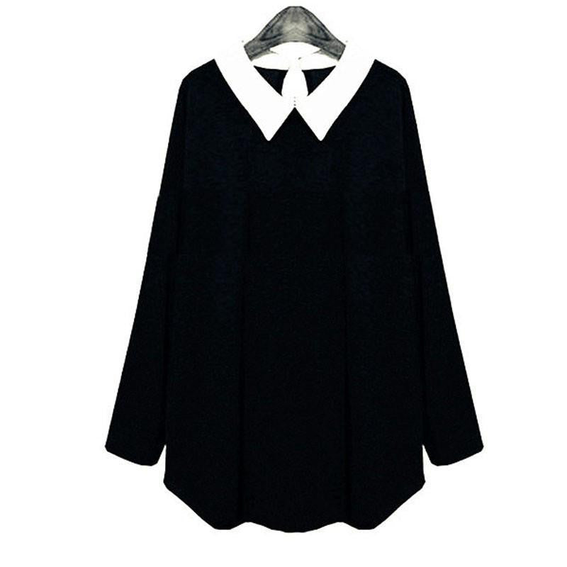 women blouses and shirts plus size loose long sleeve casual loose big size womens tops fashion