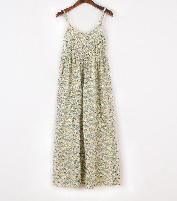 Online discount shop Australia - Beach Women Sexy Spaghetti Strap Mori Girl Casual Dress Women Floral Printing Dresses