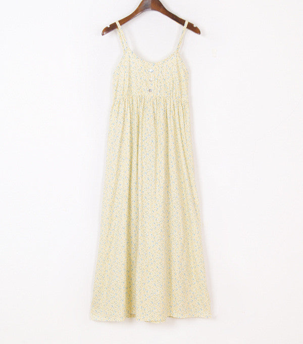 Online discount shop Australia - Beach Women Sexy Spaghetti Strap Mori Girl Casual Dress Women Floral Printing Dresses