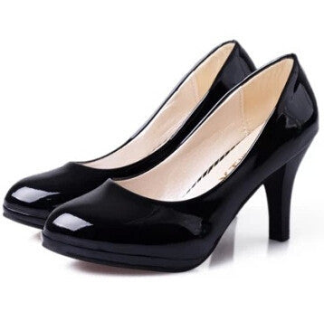 Pumps shallow mouth shoes style thick heel elegant women's sandals shoes fashion shoes