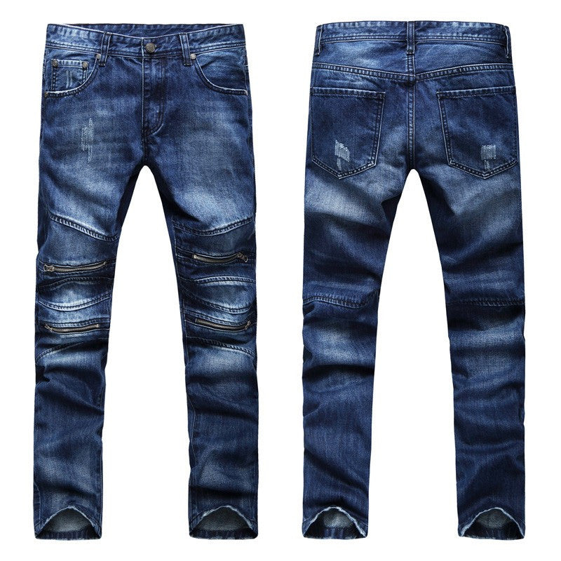 Fashion Men Jeans New Arrival Design Slim Fit Fashion Jeans For Men Good Quality Blue Black Y2031 - CelebritystyleFashion.com.au online clothing shop australia