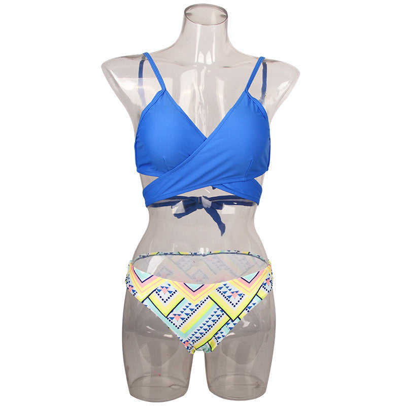Sexy Criss Cross Bikini Brazilian Bandage Swimsuit Women Push Up Swimwear Bikini Set Wrap Top Bathing Suits Biquini - CelebritystyleFashion.com.au online clothing shop australia
