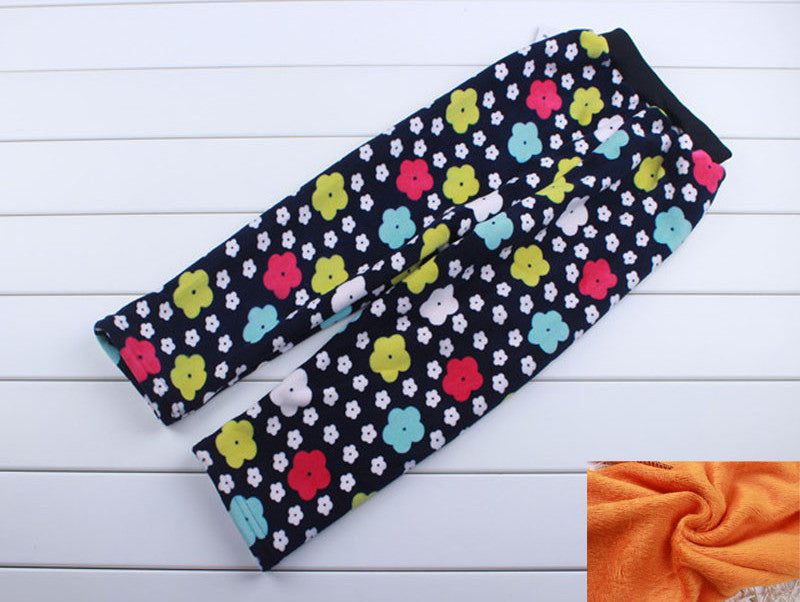 Plus Velvet Girl Kids Winter Pants Thickening Girls Leggings Cartoon For 24M-10Years Warm Girls' Trousers Children's Clothing - CelebritystyleFashion.com.au online clothing shop australia