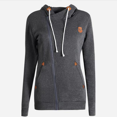 New Fashion Women Hoody 8 Colors Long Sleeve Slim Fit Jumper Hoodies Coat Sweatshirt with hooded free shipping LN835E - CelebritystyleFashion.com.au online clothing shop australia