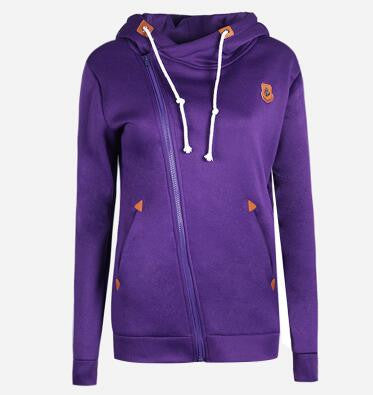New Fashion Women Hoody 8 Colors Long Sleeve Slim Fit Jumper Hoodies Coat Sweatshirt with hooded free shipping LN835E - CelebritystyleFashion.com.au online clothing shop australia