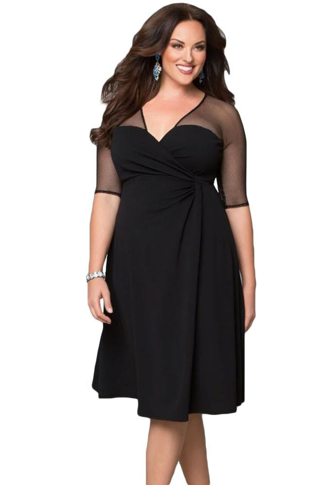 Women Fashion Half Sleeve Work Wear Sugar and Spice Dress cozy vestidos autumn dress big sizes LC60671