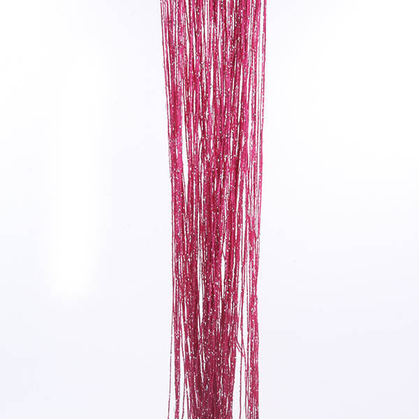 Online discount shop Australia - 13 Colors Vogue Curtain Silver Silk Tassel String 200cm x 100cm Door Window Living Room Divider Curtain Valance