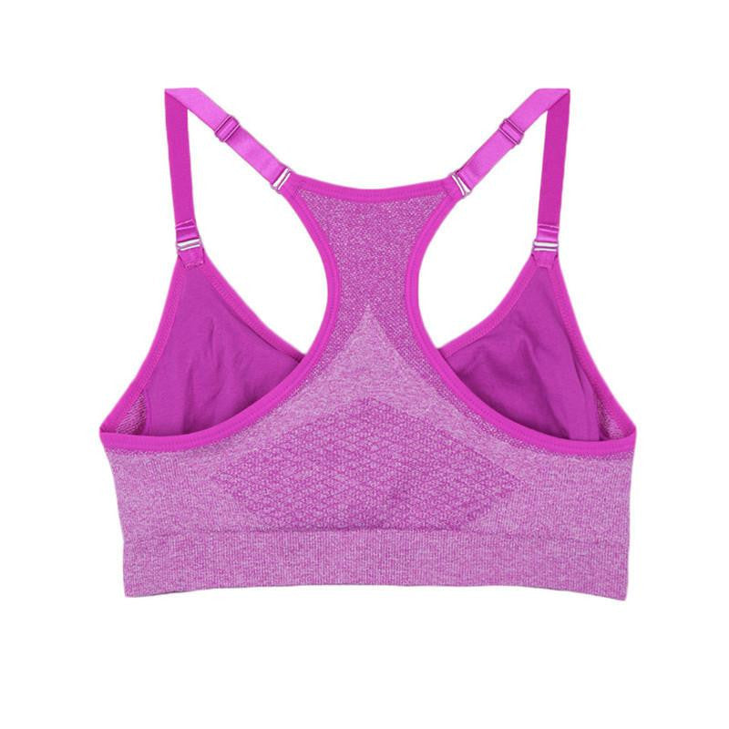 Women Fashion Bra Stretch Tank Top Bra Women Crop Tops Fitness Sportswear Vest