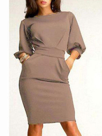 Online discount shop Australia - Dress Bodycon Summer Women Half Sleeve Mini Dresses Fashion Women Party Dress