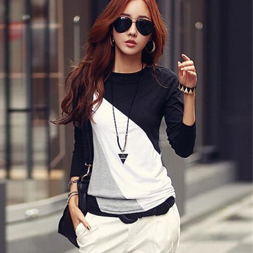 Online discount shop Australia - Fashion Cotton Blouse Women Shirts Blouses Casual O Neck Long Sleeve Cotton Tops 2 Styles