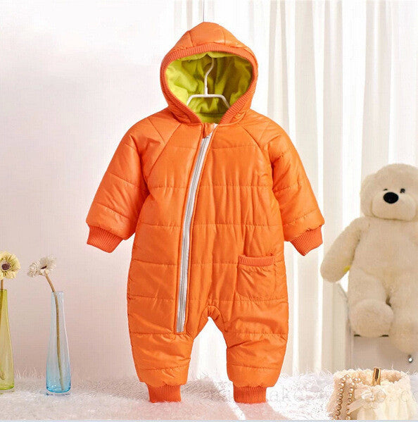 Online discount shop Australia - Baby Snow Wear Cotton One Piece Warm Outerwear Children's Overalls Baby Kids Jumpsuit Newborn Down