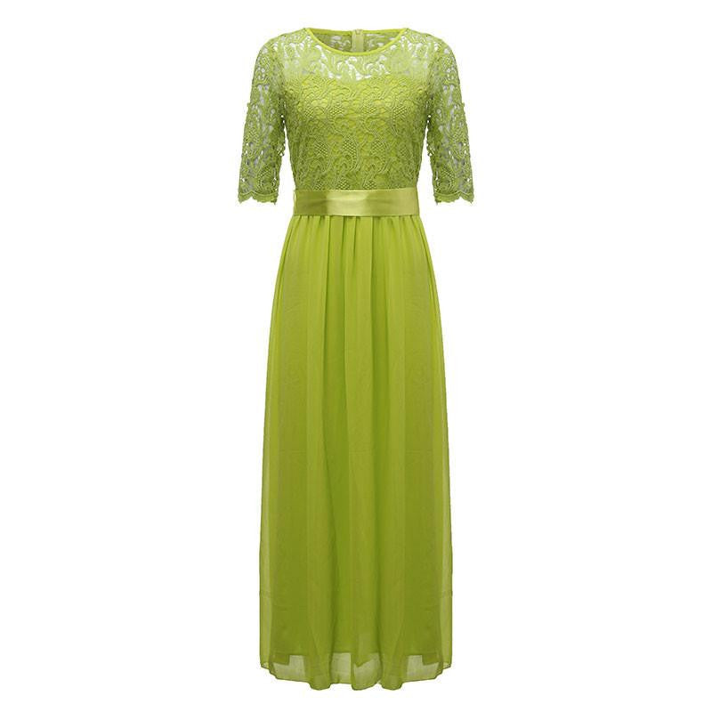 Summer Women Vestido De Festa Vintage Elegant Party Long Dresses Robe Femme Plus Size 5XL Lace Maxi Dres