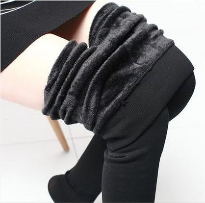 Women's Clothing Candy Colors Women Pants Plus Velvet Thick Warm Leggings Ladies Pants For Winter Super Elastic Women Leggings