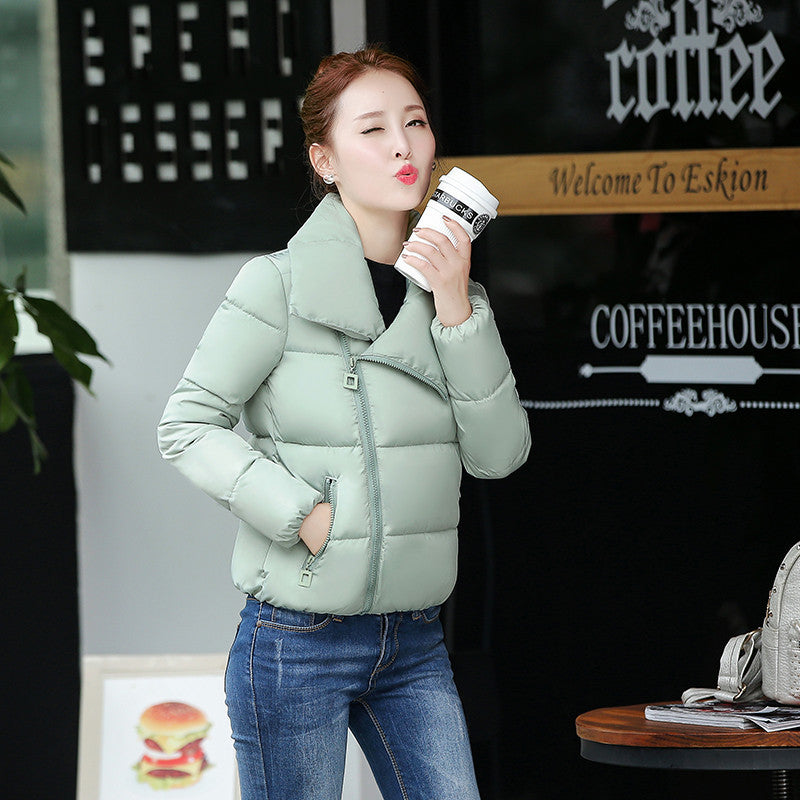 Online discount shop Australia - Fashion Women's Down Jacket Female Warm Coat Ladies Casual Short Parka Soft Clothing JA8023