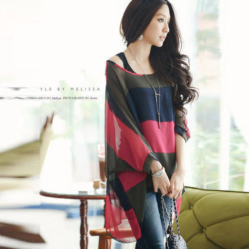 Online discount shop Australia - 4XL 5XL 6XL Plus Size Women Clothing New Casual Blouse Shirt Woman Vintage Print Chiffon Shirts Tops