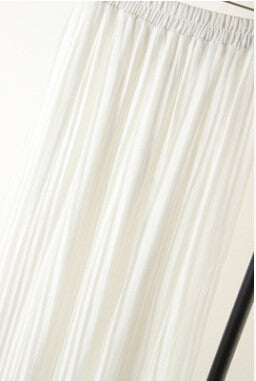 women's bohemian chiffon pleated bust skirts woman casual beach skirt 7 colors
