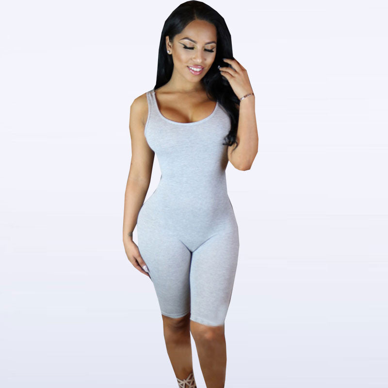 Rompers Womens Jumpsuit Overalls Bodysuit Skinny Sleeveless Backless Bodycon Jumpsuit Women Playsuit
