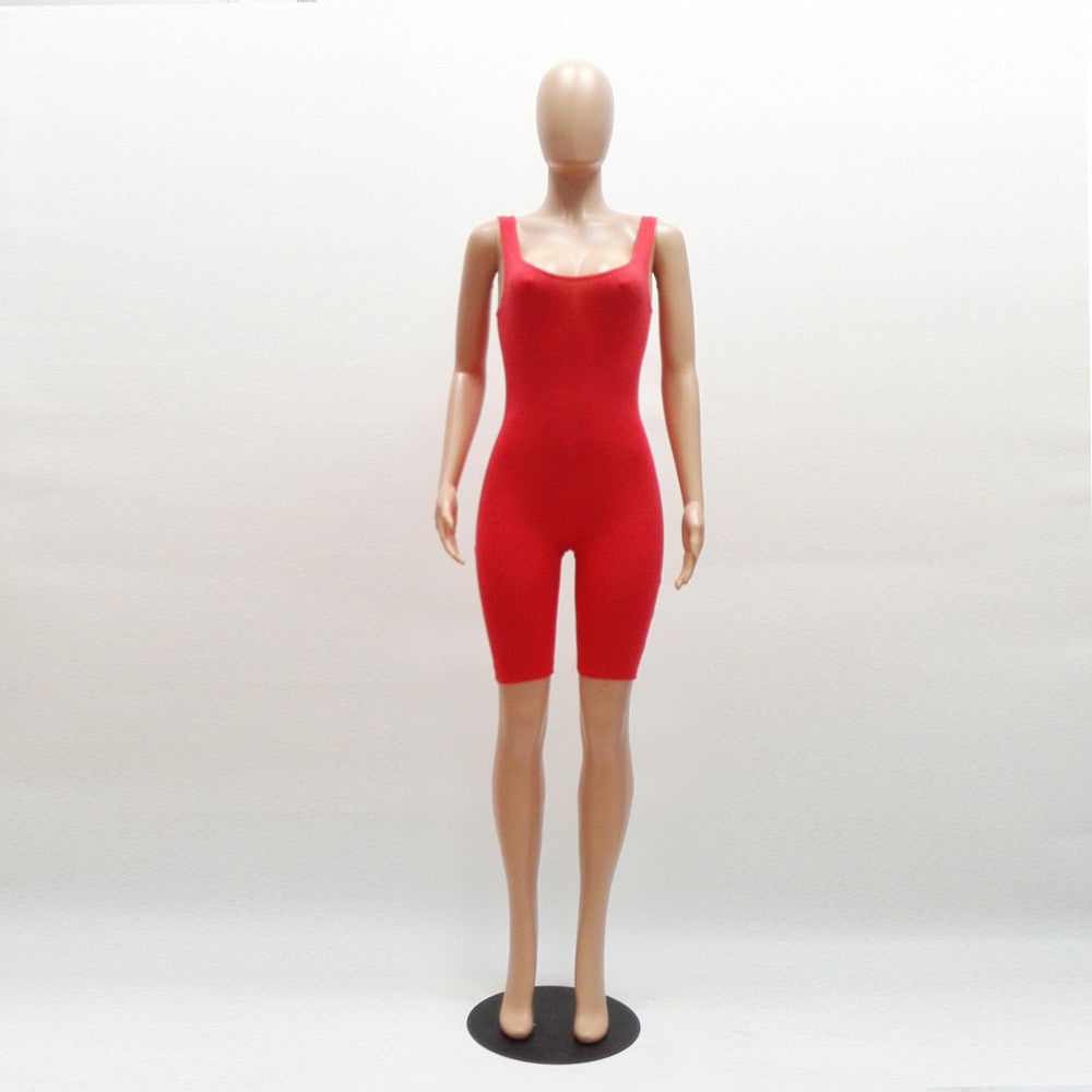 Rompers Womens Jumpsuit Overalls Bodysuit Skinny Sleeveless Backless Bodycon Jumpsuit Women Playsuit