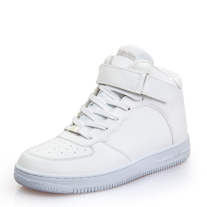 est Classic All White Unisex Casual Shoes Footwear High Top Men Women Breathable Walking Shoes Plus Size Outdoor Shoes 35-44