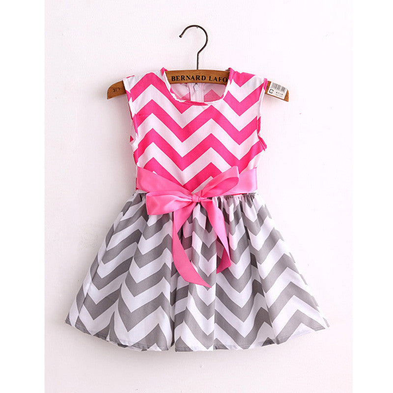 Online discount shop Australia - Brand fashion cotton print girl dress baby girls princess dresses kids dress children clothes