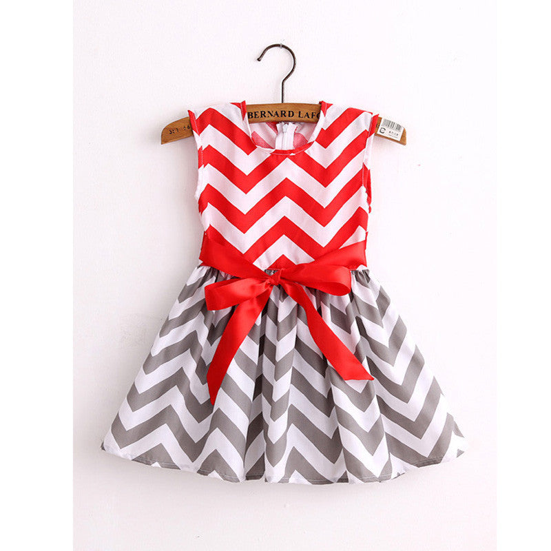 Online discount shop Australia - Brand fashion cotton print girl dress baby girls princess dresses kids dress children clothes