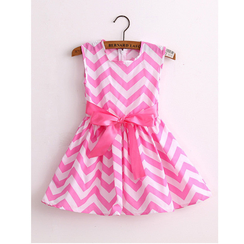 Online discount shop Australia - Brand fashion cotton print girl dress baby girls princess dresses kids dress children clothes