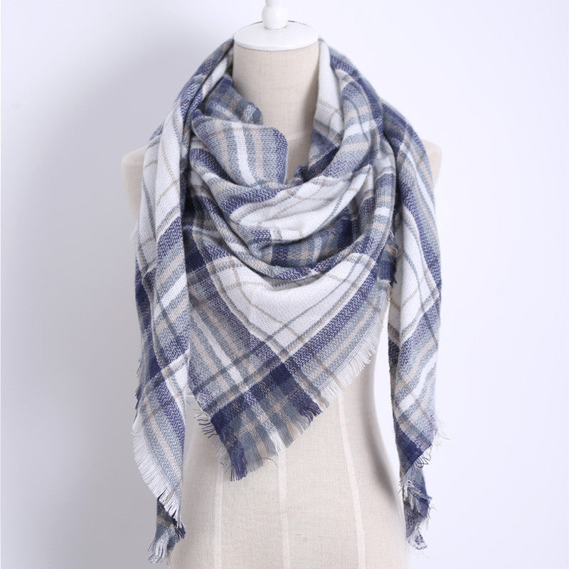 Online discount shop Australia - luxury Brand Design Soft Cashmere Women's Scarf Fashion Plaid Oversized Blanket Pashmina Shawl Warm in Warp Scarves