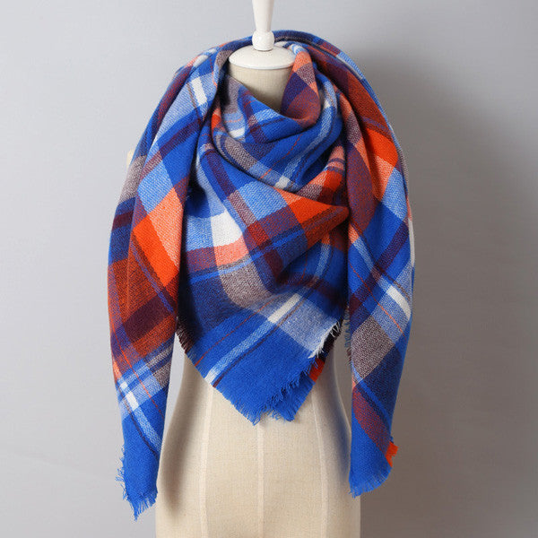 Online discount shop Australia - luxury Brand Design Soft Cashmere Women's Scarf Fashion Plaid Oversized Blanket Pashmina Shawl Warm in Warp Scarves