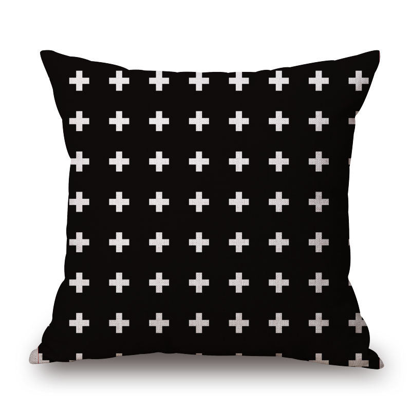 Online discount shop Australia - Fashion High Quality Cotton Linen Nordic Geometry Plus, Dot, Square Decorative Throw Pillow Case Cushion Cover Sofa Home Decor