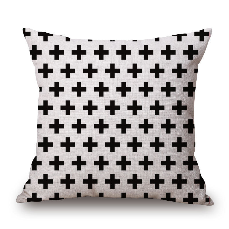Online discount shop Australia - Fashion High Quality Cotton Linen Nordic Geometry Plus, Dot, Square Decorative Throw Pillow Case Cushion Cover Sofa Home Decor