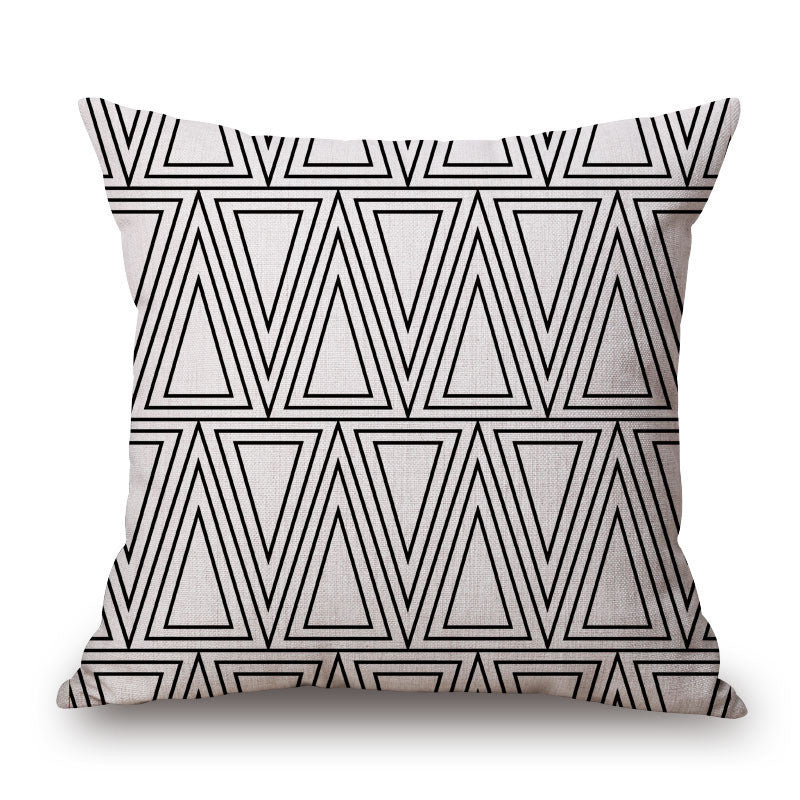 Online discount shop Australia - Fashion High Quality Cotton Linen Nordic Geometry Plus, Dot, Square Decorative Throw Pillow Case Cushion Cover Sofa Home Decor