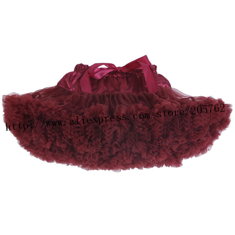 21 colors baby girls tutu Fluffy Chiffon Pettiskirts Baby Girls Princess dance party Tulle tutu Skirt petticoat 12M-8T - CelebritystyleFashion.com.au online clothing shop australia