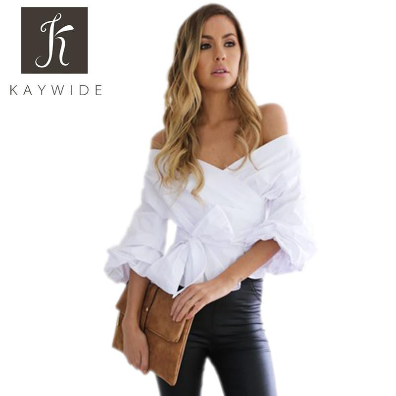 Women Blouse Series Off Shoulder Half Sleeve Casual Solid Crop Tops Streetwear Shirt For Women